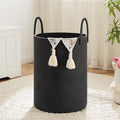 Laundry Basket, Woven Cotton Rope Laundry Hamper, 40L by Artfeel