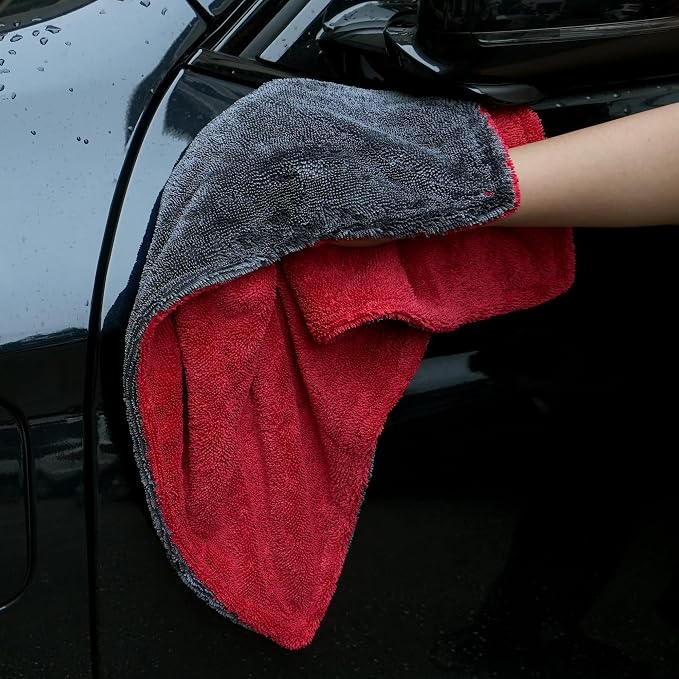 Greenfound Microfiber Towel for Cars, 1000GSM Car Drying Towel, Double Twist - Image 6