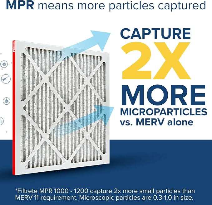Filtrete 20x30x1 AC Furnace Air Filter, MERV 11, MPR 1000, Micro Allergen - Image 4
