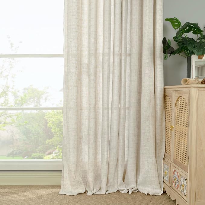 YoungsTex Linen Curtains 72 Inch Length - Image 8