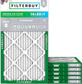 Filterbuy 14x30x1 Air Filter MERV 8 Dust Defense Replacement, Electrostatic by Filterbuy