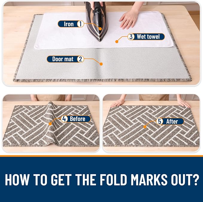 OLANLY Runner Indoor Door Mat, 47x23 Inch, Dirt Resistant and Absorbent - Image 9