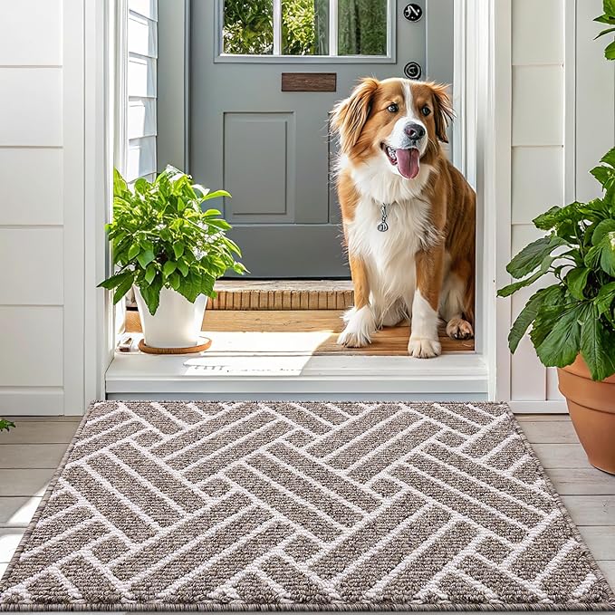 OLANLY Large Indoor Door Mat, 71x47 Inch, Dirt Resistant and Absorbent - Image 6
