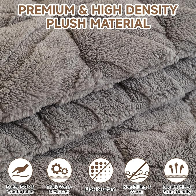 OTOB Couch Cover for Dogs Washable Pet Friendly, Non Slip Plush Funny Fuzzy - Image 3