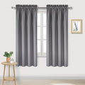 DWCN Grey Room Darkening Blackout Curtains by DWCN