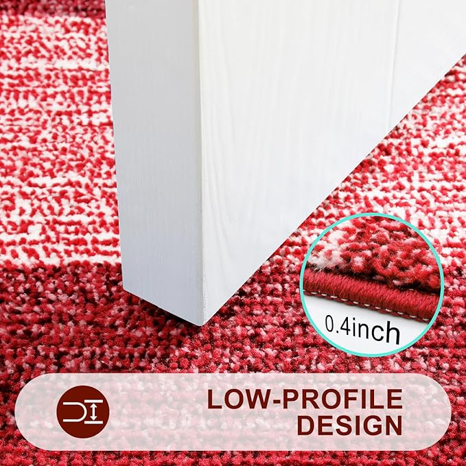 Kitinjoy Indoor Outdoor Door Mat, 59x36 Non-Slip Absorbent Dirt Trapper - Image 4