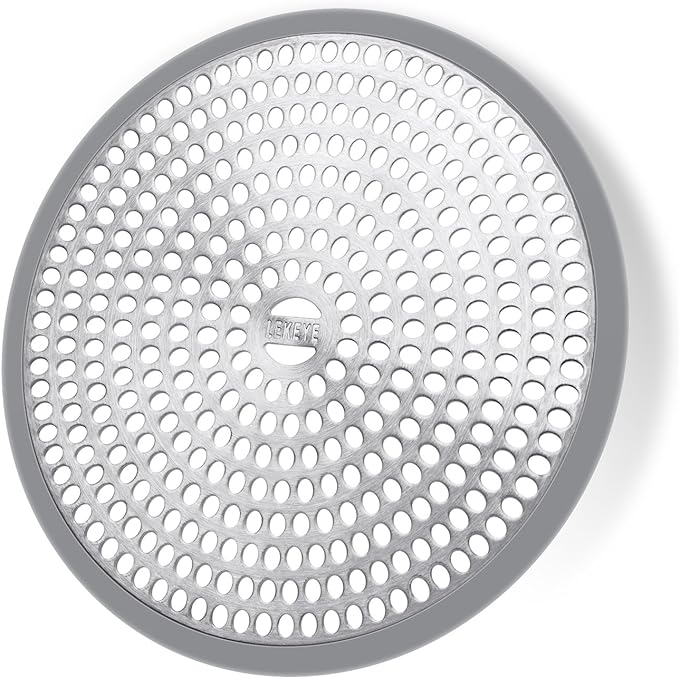 LEKEYE Shower Drain Hair Catcher/Strainer/Stainless Steel and Silicone by LEKEYE