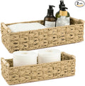 OIAHOMY Toilet Paper Baskets Handmade Paper Rope Decorative Wicker Storage Tank by MasterofSpaceOptimization