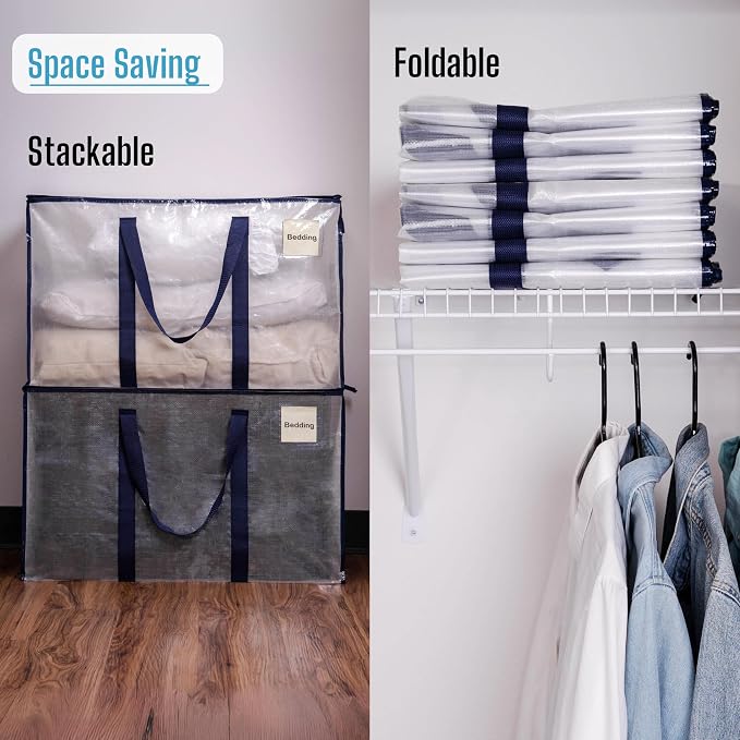VENO 8 Pack Moving and Storage Bags, Heavy Duty, Alternative to Moving Boxes - Image 8