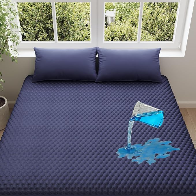 OhGeni 100% Waterproof Mattress Protector, Full Size Mattress Pad, Fits 6"-20" by OhGeni