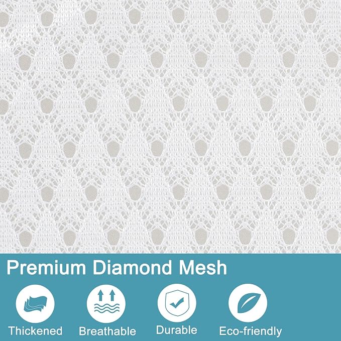Polecasa Diamond Mesh Laundry Bags, Large Laundry Hamper Liner, Laundry Bag - Image 3