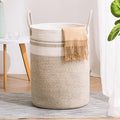 YOUDENOVA Woven Rope Laundry Hamper Basket, 58L Tall Laundry Basket by YOUDENOVA