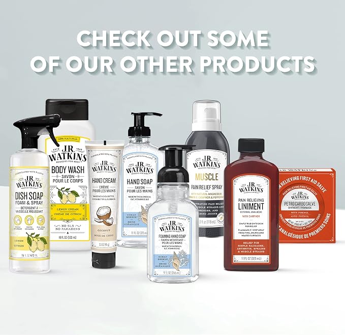 J.R. Watkins Hand Soap Refill, Aloe and Green Tea 34 fl Ounce - Image 9