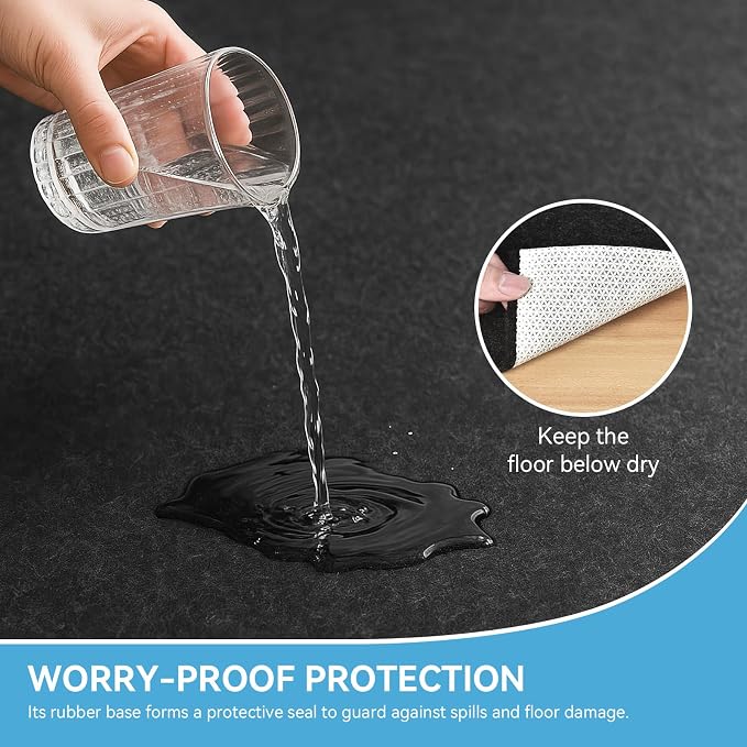 Warmstar 2x6 FT Non Slip Rug Pad, 100% Waterproof Felt Rug Pad - Image 3