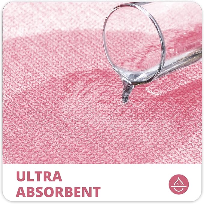 Bath Mat, Ultra Thin Bathroom Rugs, Rubber Bath Mats - Image 3