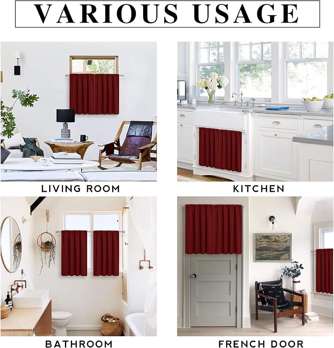 RYB HOME RV Camper Door Window Curtains -Blackout Privacy Curtains & Drapes - Image 7