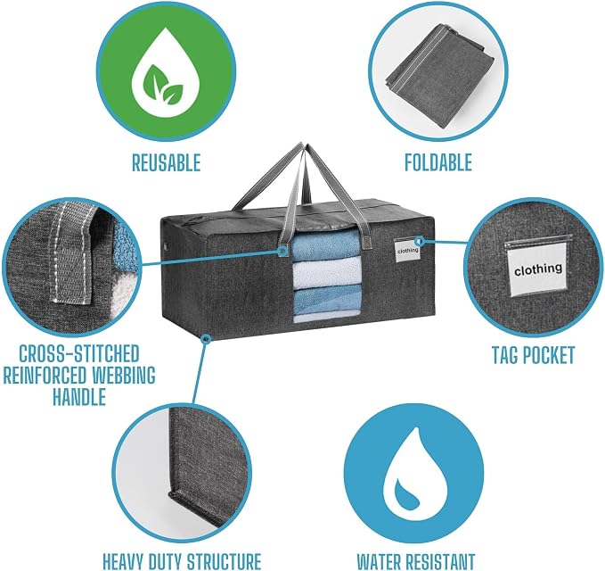 VENO 8 Pack Moving Bags Extra Large Storage Bags - Image 7