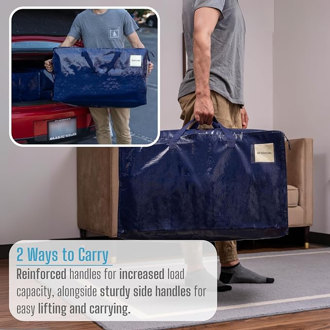 VENO 2 Pack Moving and Storage Bags, Heavy Duty, Alternative to Moving Boxes - Image 6