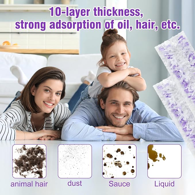 48 Pack Disposable Power Mop Refills Pads Compatible - Image 6
