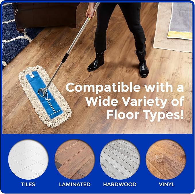 Nine Forty 36" Premium Cotton Dust Mop Kit - Image 6