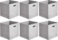 Amazon Basics Collapsible Cube Storage Organizer Bins, 10.5 x 10.5 x 11 inches by AmazonBasics
