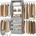 Aheaplus Closet System, 4-9Ft Closet Organizer by Aheaplus