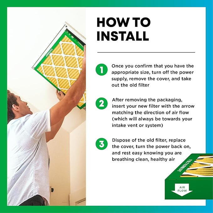 Filterbuy 20x22x2 Air Filter MERV 11 Allergen Defense Replacement, - Image 5
