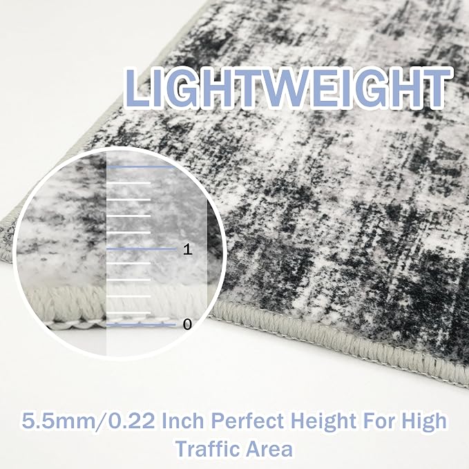 IOHOUZE Abstract Area Rugs 9x12 Ft Washable Large Rugs - Image 5