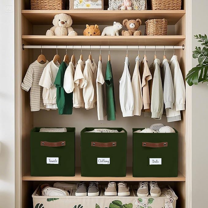 DECOMOMO Storage Cubes, Fabric Organizer Bins - Image 7