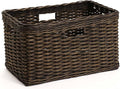 The Basket Lady Tall Rectangular Wicker Storage Basket, 20 in L x 13 in W x 11 by TheBasketLady