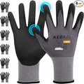 Kebada W2 Micro-Foam Coated Work Gloves, Touchscreen Working Gloves by KEBADA