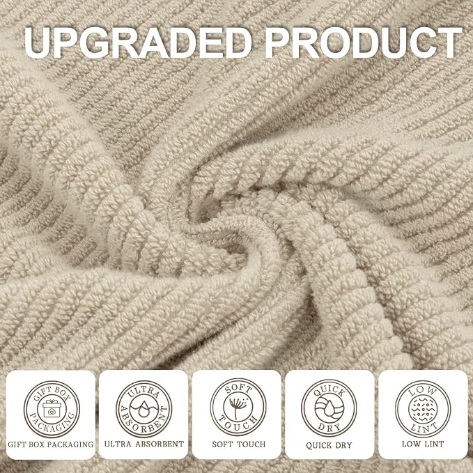 VOOVA & MOVAS Bath Towel Sets - Image 2