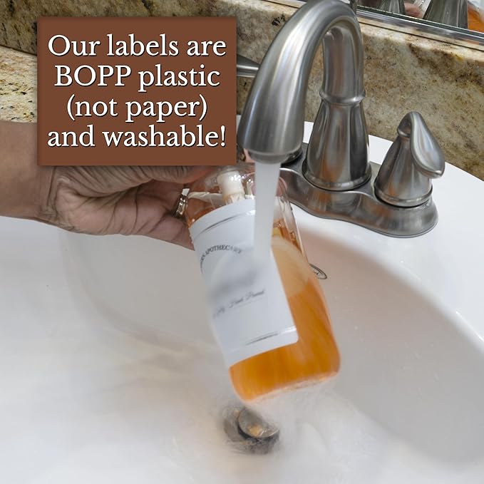 Refillable Clear PET Plastic 16 oz Body Wash Bottle - Image 2
