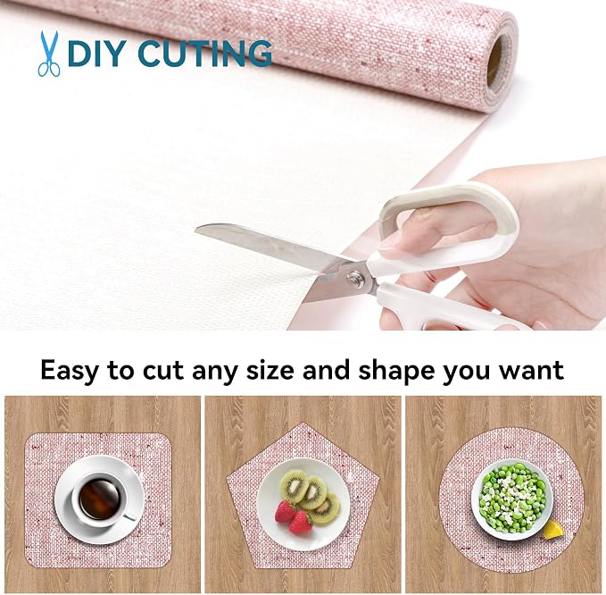 18 x 96 Inch Shelf Liner for Kitchen Cabinets Non Adhesive Kitchen Drawer Liner - Image 4