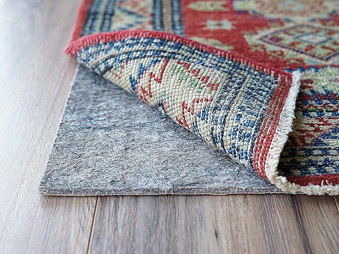 RUGPADUSA - Dual Surface - 5' Square - 1/4" Thick - Felt + Rubber - Non-Slip - Image 4