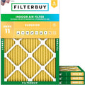 Filterbuy 18x22x1 Air Filter MERV 11 Allergen Defense Replacement, by Filterbuy