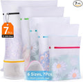 Ultimate 7 Pack 6 Size Mesh Laundry Bags Set by UREZORGEAR
