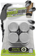 GorillaGlides CB323 1-1/4 Inch Furniture Sliders/Chair Glide Floor Protectors by Slipstick