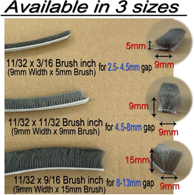 Felt Pile Weather Stripping Brush - Image 6