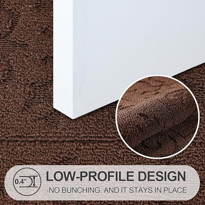 FONEYI Indoor Door Mat 24" x 36", Dirt Trapper Door Mats Non-Slip Entryway Rugs - Image 3