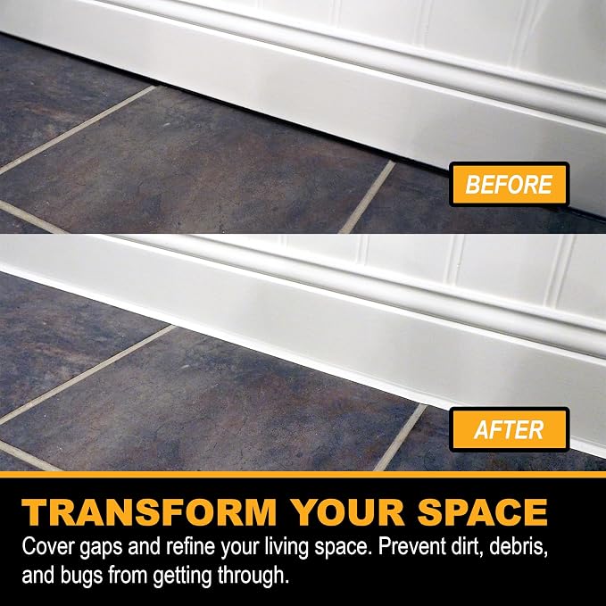 InstaTrim The Original Flexible Trim - 10ft Black 1/2" Wide Caulk Tape - - Image 9