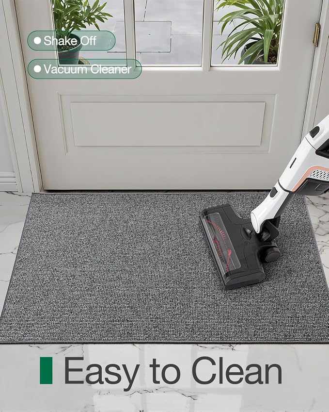 LUMI Indoor Door Mat 36"x56", Ultra Thin Low Profile Non-Slip Doormat - Image 8