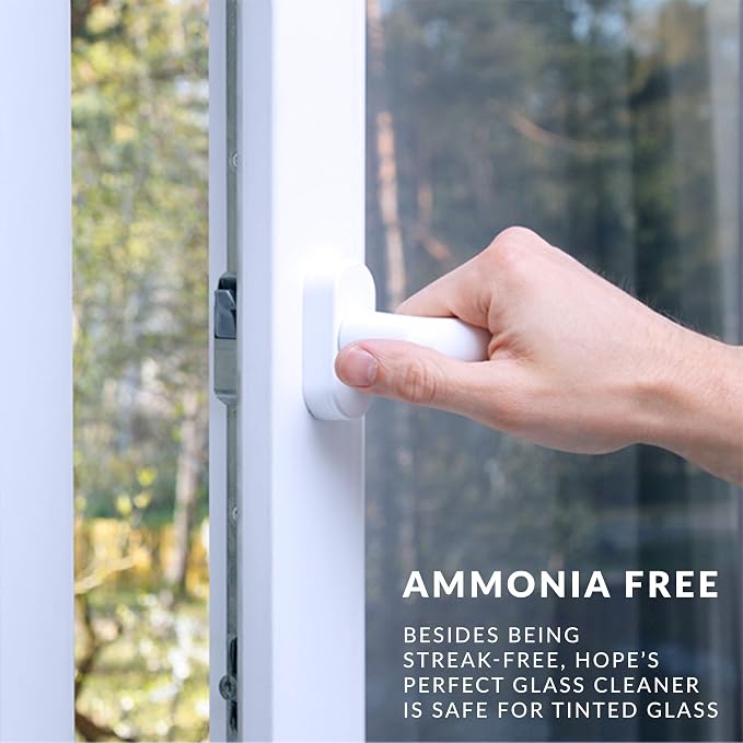 HOPE'S Perfect Glass Cleaner, Streak-Free, Ammonia-Free Window, and Shower Door - Image 6