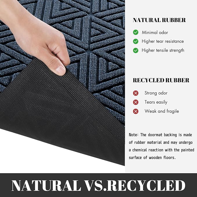 Yimobra Outdoor Mats for Front Door 29.5x17, All-Weather Waterproof Non-Slip - Image 3