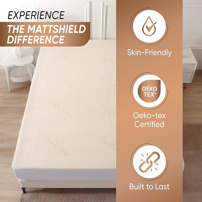 Luxury Waterproof Organic Mattress Protector Full - Image 4
