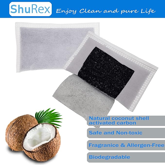 Activated Charcoal Odor Absorbing Filter Refill Deodorizer Compatible - Image 5