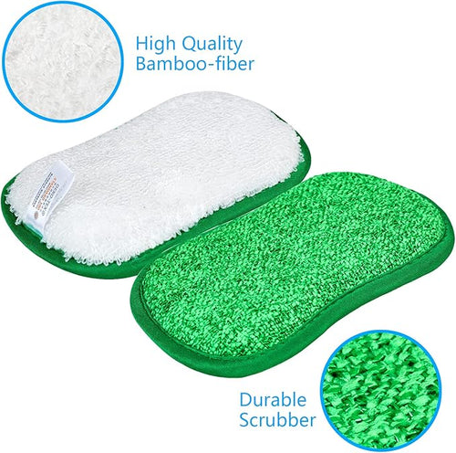 10 Pack Kitchen Dish Sponges Scrubber Non-Scratch Multi-Purpose Dishcloths - Image 2