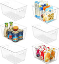 Vtopmart Clear Plastic Pantry Organizer Bins, Countertops, Freezer Organization by Vtopmart