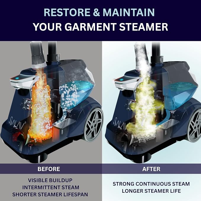 SALAV Garment Steamer Descaler/Decalcifier Packets - Image 2