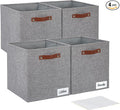 Collapsible Fabric Storage Cube Bins by Bagnizer